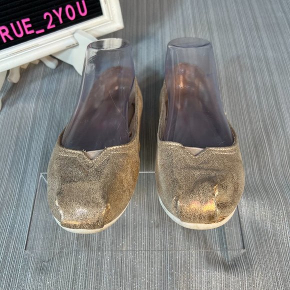 BOBS by Skechers PLUSH champagne slip ons shoes - 8 - Picture 6 of 9